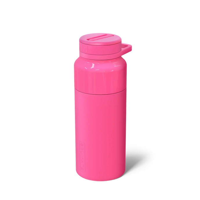 BruMate Rotera 35oz Bottle in Neon Pink