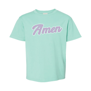 Southern Fried Cotton Amen Script SS Tee