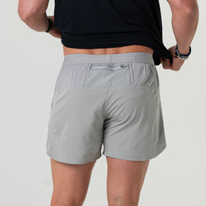 Burlebo Training Shorts in Light Grey
