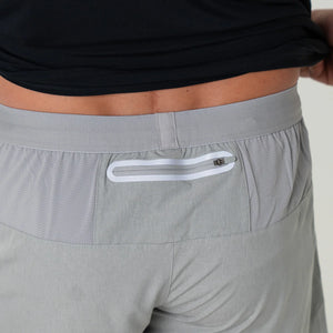 Burlebo Training Shorts in Light Grey