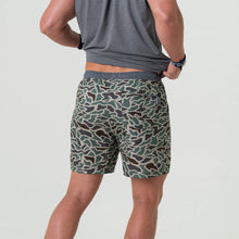 Load image into Gallery viewer, Burlebo 7&quot; Athletic Shorts in Retro Duck Camo