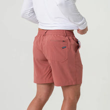 Load image into Gallery viewer, Burlebo 7&quot; Everyday Shorts in Red Clay with Fish Pocket