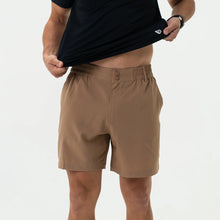 Load image into Gallery viewer, Burlebo 7&quot; Everyday Shorts in Desert Tan with Flying Ducks Pocket