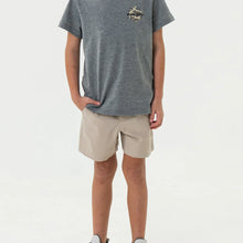 Load image into Gallery viewer, Burlebo Youth Light Khaki Everyday Shorts American Flag Pocket