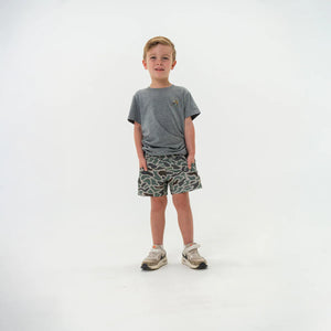 Burlebo Youth Everyday Shorts Retro Camo Duck