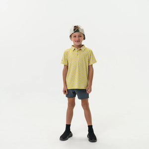 Burlebo Youth Everyday Shorts in River Rock Grey