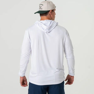 Burlebo Men's Performance Hoodie in White