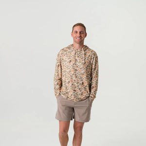 Burlebo Men's Performance Hoodie in Venado Camo