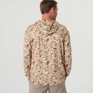 Burlebo Men's Performance Hoodie in Venado Camo