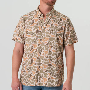 Burlebo Performance Western Shirt in Venado Camo