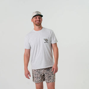 Burlebo Classic Deer Camo Flying B Logo SS Tee