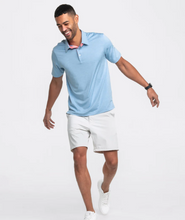 Load image into Gallery viewer, Southern Shirt Co. Men&#39;s Grayton Heather Polo Blue Dream