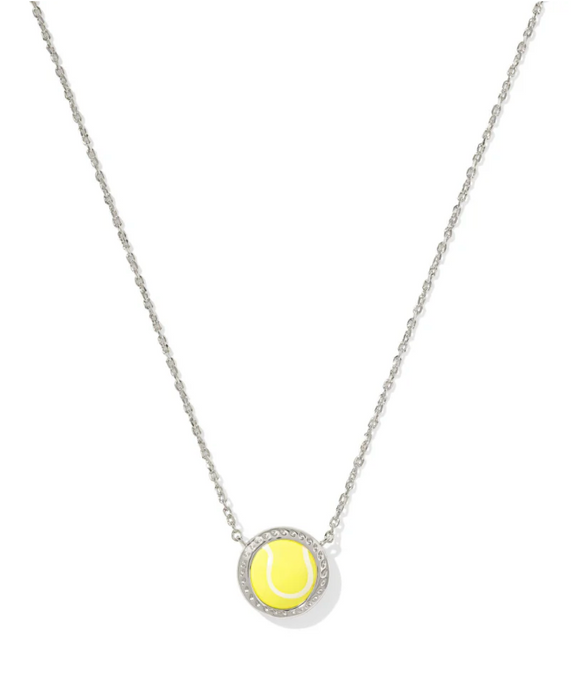 Kendra Scott Tennis Silver Short Pendant Necklace