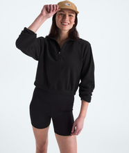 Load image into Gallery viewer, The North Face Women&#39;s Better Terry 1/2 Zip Pullover in TNF Black