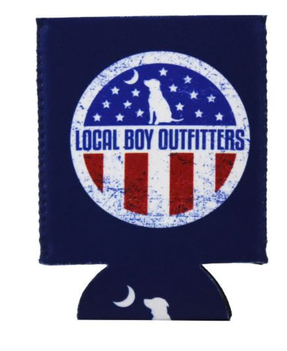 Local Boy Patriotic Koozie