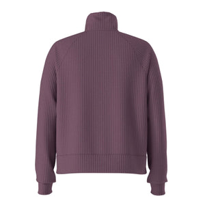 The North Face Women's Mock Neck Chabot Pullover in Midnight Mauve