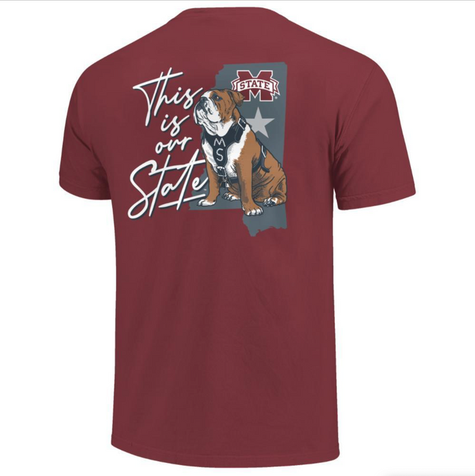 Mississippi State Bulldogs Our State SS Tee