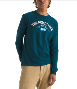 The North Face Men’s Varsity LS Tee in Midnight Petrol