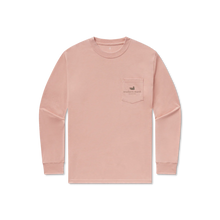 Load image into Gallery viewer, Southern Marsh Seawash Retro Duck Originals LS Tee in Salmon