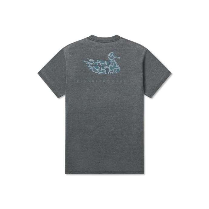 Southern Marsh Seawash Retro Duck Originals SS Tee in Midnight Gray