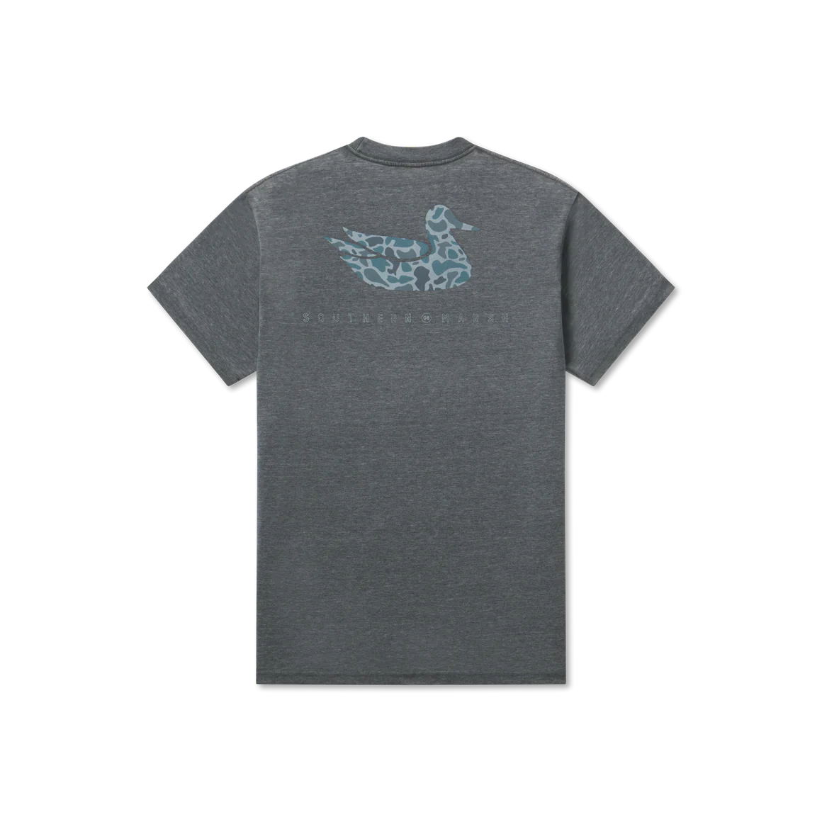 Southern Marsh Seawash Retro Duck Originals SS Tee in Midnight Gray