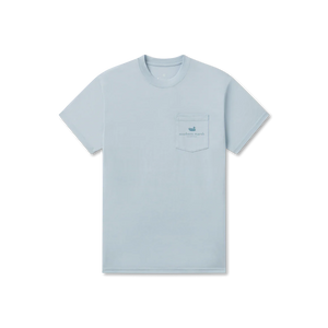 Southern Marsh Seawash Retro Duck Originals SS Tee in Mist Blue