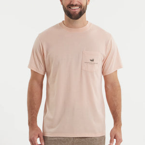 Southern Marsh Seawash Retro Duck Originals SS Tee in Terracotta