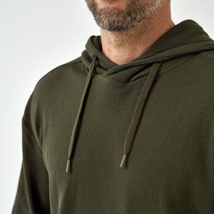 Burlebo Thermal Hoodie in Mallard Green