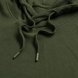 Burlebo Thermal Hoodie in Mallard Green