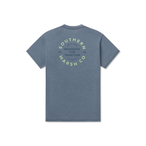 Southern Marsh Men's Marsh Traditions Seawash SS Tee Slate