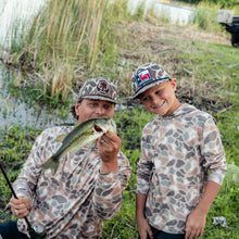 Load image into Gallery viewer, Burlebo Pintail Camo Youth Performance Hoodie