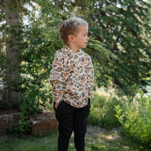Burlebo Youth Thermal Hoodie in Venado Camo