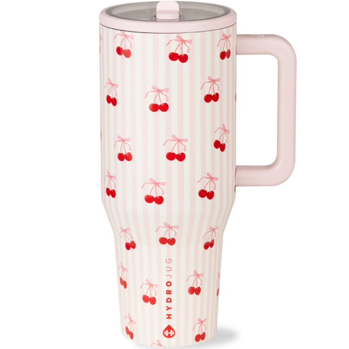 HydroJug Traveler 40oz Tumbler in Sweet Cherry