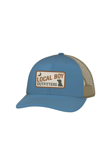 Local Boy Youth Dog & Moon Patch Trucker Hat