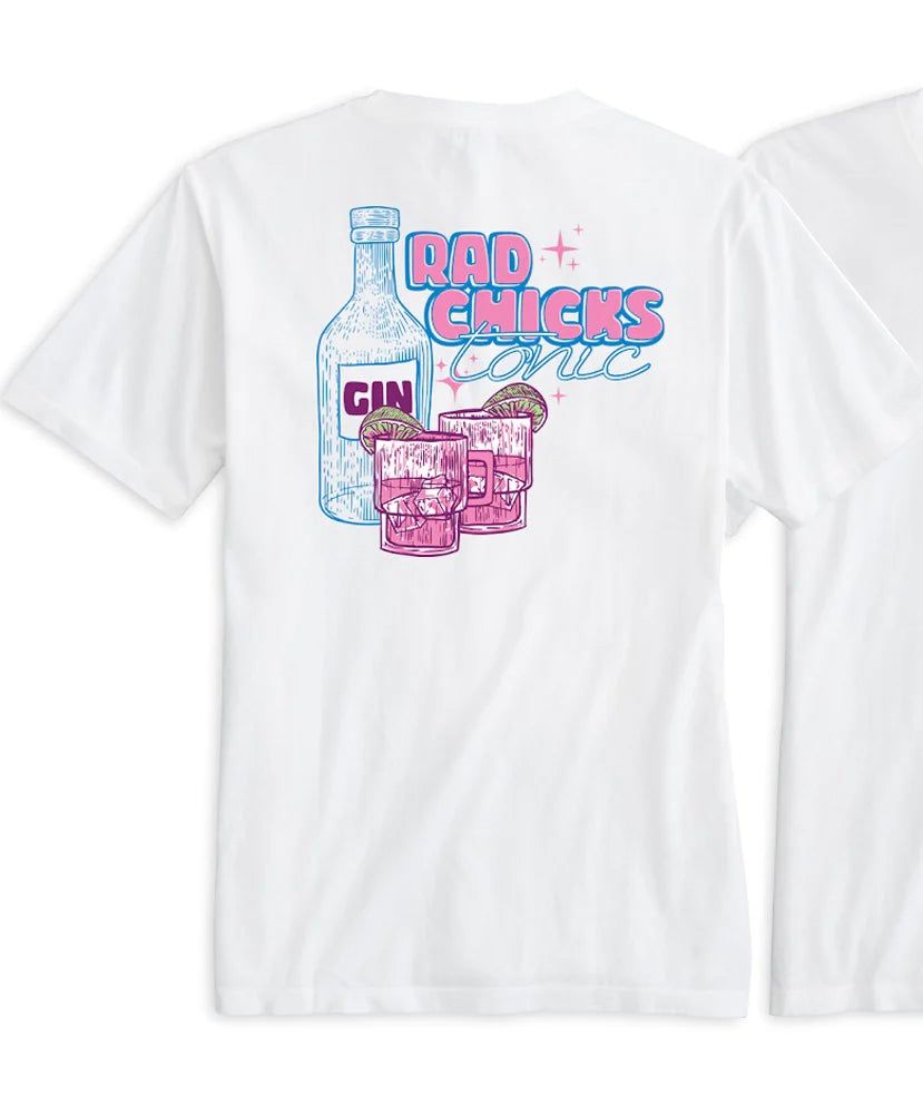 Old Row Rad Chicks Gin Pocket Tee