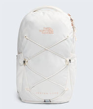 Load image into Gallery viewer, The North Face Jester LUXE Backpack in White Dune/Burnt Coral