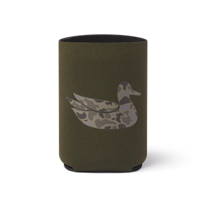 Southern Marsh Duck Originals Camo Duck Koozie Dark Olive