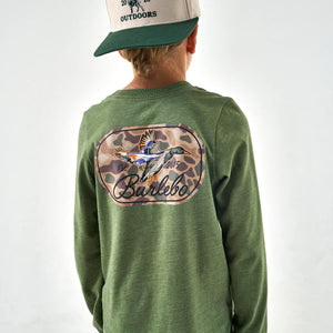 Burlebo Youth Ducks Flying In LS Tee