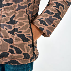 Burlebo Toddler Puffer Jacket in Gauge Camo