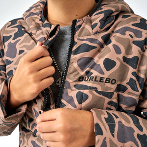 Burlebo Toddler Puffer Jacket in Gauge Camo
