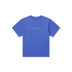 Southern Marsh Youth Southern Classics Comfort SS Tee in Dark Bluebonnet
