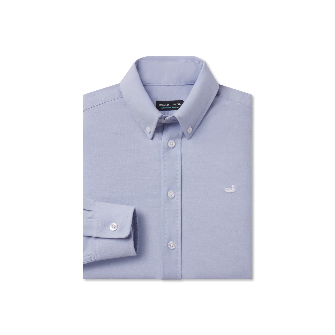 Southern Marsh Youth Classic Oxford Dress Shirt Light Blue