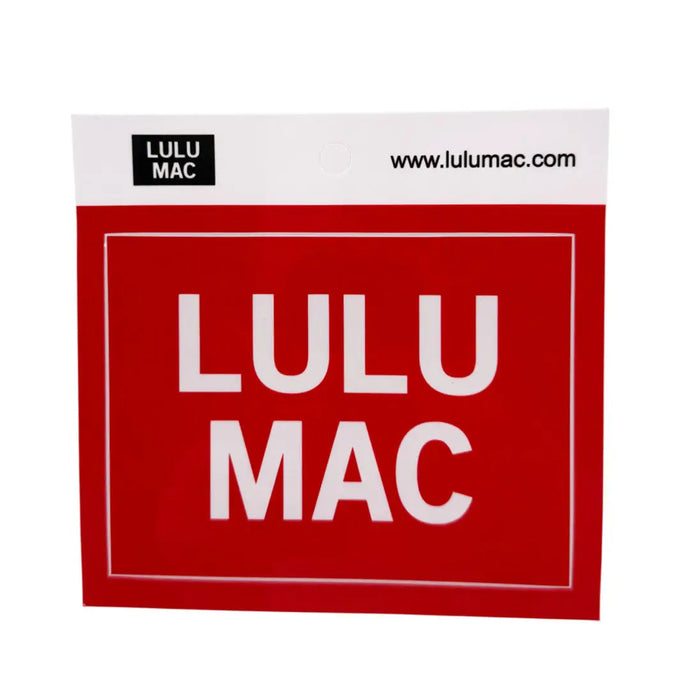 Lulu Mac Decal/Sticker in Red