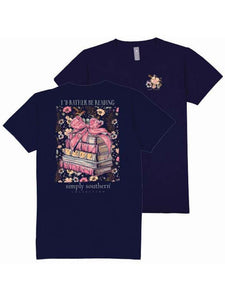 Simply Southern I'd Rather Be Reading SS Tee
