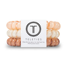 Load image into Gallery viewer, Teleties Large For The Love Of Nudes Hair Ties