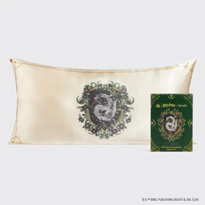 Harry Potter x Kitsch Slytherin King Satin Pillowcase