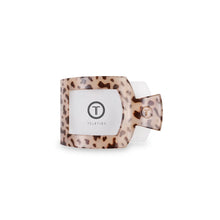 Load image into Gallery viewer, Teleties Medium Flat Square Clip Blonde Tortoise