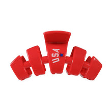 Load image into Gallery viewer, Teleties Classic Medium Hair Clip-USA in Classic Red (Copy)