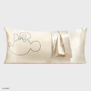 Kitsch & Mickey and Minnie Mrs. Mouse King Satin Pillowcase