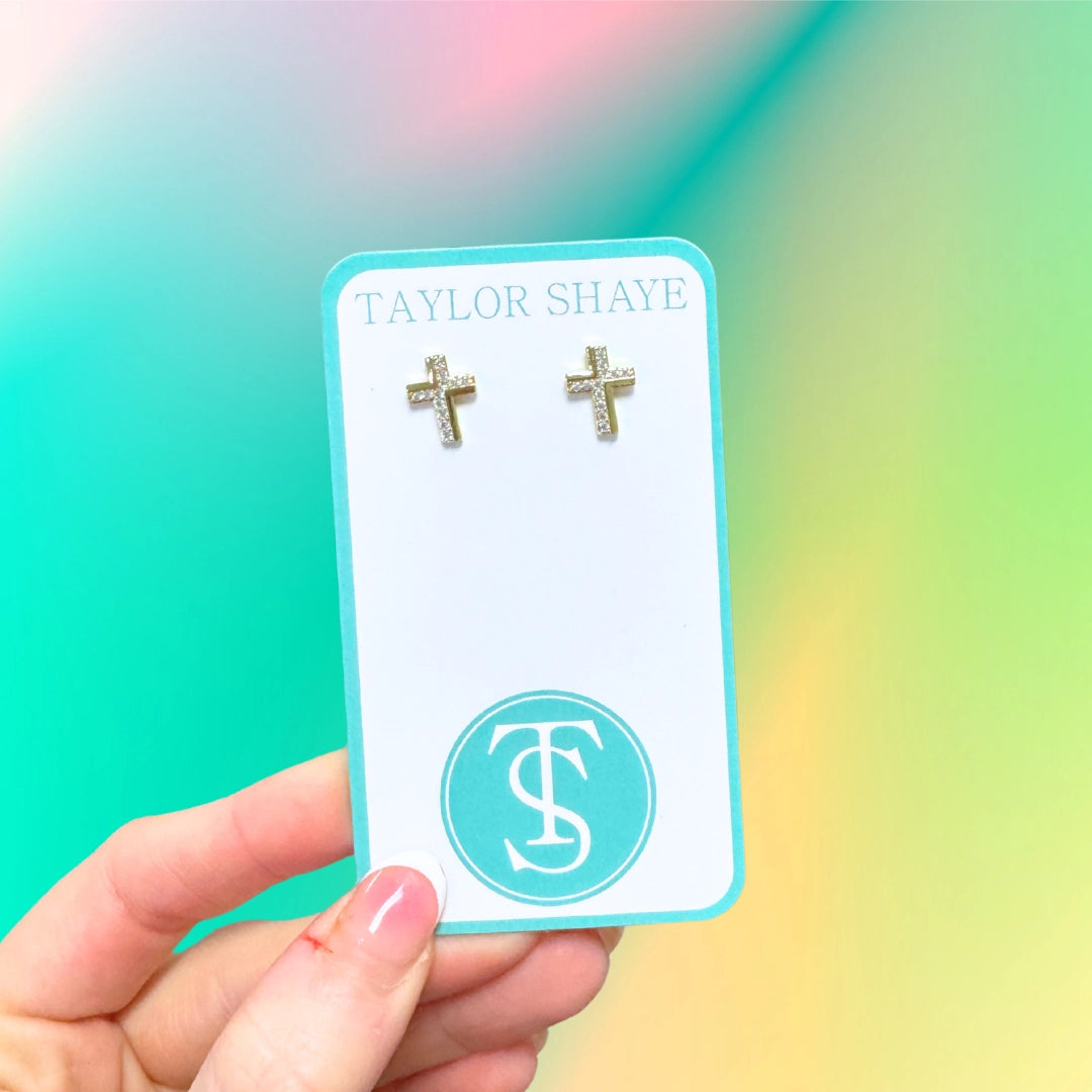 Taylor Shaye Maria Cross Stud